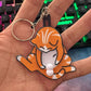 🎃Buy 1 Get 1 Free!😹Interactive Mischief Cat Keychain – Pull & Spin Novelty Charm