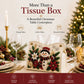 Christmas Elegance – Decorative Beaded Tissue Box Cover