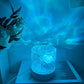Ocean Wave Projector Light, 16 Colors Northern Lights, Water Ripple Effect with Remote, Touch Control Shower Lamp, Rechargeable Ambient Night Light, for Bedroom, Room Decor, Ceiling Projection Stuff-Shower Mood Light-Bathroom Night Light-Ambient Lighting