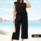 💕2025 Hot Sale 56% OFF🔥2025 New Women's Casual Sleeveless Top & Wide-Leg Pants Set