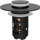 Hibbent Upgraded 3-in-1 Sink Drain Filter, Universal Pop-Up Stopper, Removable Stainless Steel Basket-Shaped Hair Catcher