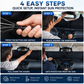 ☀️Car Sunshade – Effective Heat Insulation, UV Block & Easy Foldable Auto Windshield Protector