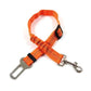 🐶🚗 Reflective Elastic Pet Seat Belt – Adjustable Car Restraint with Shock-Absorbing Buffer