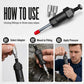 Heavy Duty Grease Fitting Cleaner Tool - 600psi Carbon Steel Spiral Pressure Design, High-Pressure Unclogging Tool for Unclog Blocks, Grease Lines, Excavator Equipment Maintenance