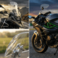 ❄️Summerfresh 50% Off!🏍️Adjustable Motorcycle Wind Deflector – Universal Windscreen Spoiler for Helmet Vibration, Wind Noise & Turbulence