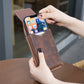 Belt Phone Holder with Magnetic Closure – Sturdy Smartphone Holster with Clip, Belt Loop & Card Slot