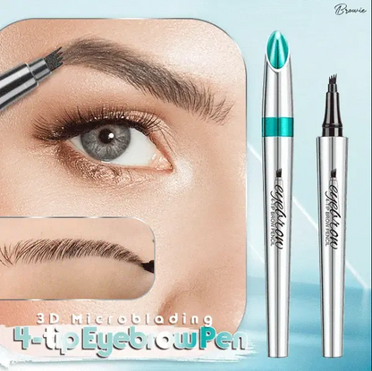 🌟Buy 1 Get 1 Free💖3D Waterproof Microblading Eyebrow Pencil - 4 Forked Tips