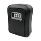 Wall Mount Key Lock Box - 4 Digit Combination Lockbox for Keys Safe Security Storage Resettable Code Lockbox for Outdoor Home Office Garage
