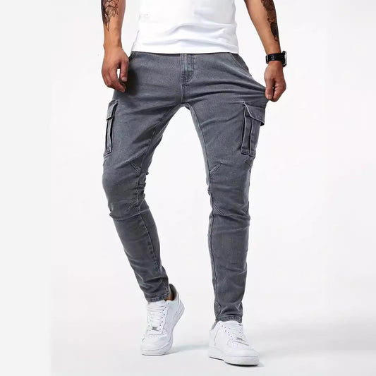 🎉Hot Sale 50% OFF🎉Cargo trousers in stretch denim