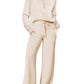 💝LAST DAY PROMOTION 50% OFF!!🎀Women's 2 Piece Casual Outfits Sweatsuit Set