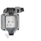 ⚡ LIMITED-TIME 50% OFF! ✨ Outdoor Electrical Outlet with Cover, IP66 Waterproof Square Universal Socket, Weatherproof Exterior Wall Electrical Box with Switch & Indicator Light 🔒
