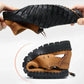 🏖️Summer Hot Sale 50% OFF🌼Aviator Wrapped Toe Hollow Leather Sandals👞