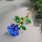 🔥💐SPRING DAY SALE- ONLY £12.99!!⚡50K+ SOLD!🌹  Elegant Glass Crystal Rose Ornament, Realistic Eternal Faux Artificial Decorative Flowers Desktop Display, Decorative Gift for Valentine's Day, Mother's Day, Weddings, Christmas
