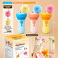 Electric Cat Wand Toy for Indoor Cats, 2026 New Interactive Automatic Retractable Cat Teaser with Plush Ball, Fuzzy Ball Launchers Enrichment Toy for Kittens Adult Multi Pet Households