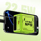 🔌Buy 1 Get 1 Free🔋120W GaN Aluminum Super Fast Charger - 2-in-1 Retractable Foldable Mobile Wall Plug, Dual Ports, Type C/Lightning, Compact Travel-Friendly Safe Phone Accessories, Charger for iPhone
