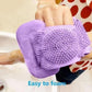 🧼Silicone Back Scrubber for Bath, Double-Sided Body Exfoliating Bath Brush with Soft Silicone Bristles