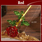 🔥💐SPRING DAY SALE- ONLY £12.99!!⚡50K+ SOLD!🌹  Elegant Glass Crystal Rose Ornament, Realistic Eternal Faux Artificial Decorative Flowers Desktop Display, Decorative Gift for Valentine's Day, Mother's Day, Weddings, Christmas