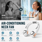 🥳2026 HOT SALE🥳💨 50% OFF!🍃 Neck Air Conditioner Fan – Ultra‑quiet, 360° rotating, 3 speeds. Hands‑free cooling, long battery. Summer essential! 😎🌬️