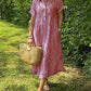 🌸Spring Sale-49% Off💃Striped Lapel Button Down Shirt Dress | With Functional Pockets