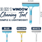 🧽Buy 2 Get 1 Free💦 3 in 1 Window Cleaning Scraper, 3 in 1 Spray Squeegee, Window Squeegee with Spray, for Kitchen, Bathroom, Wall, Glass Windows, Table Top, Car Window