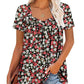 ⏰Hot Sale 50% Off-Women's Summer Pleated Printed Short-Sleeves🔥