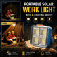 🔥🎁Hot Sale 50% OFF💡Solar Rechargeable LED Work Light – 288 Beads, IP66, Magnetic, 5 Modes + SOS, USB-C, for Home, Camping & Auto