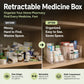 🎁Transparent Expandable Medicine Organizer — expandable, perfect for a tidy medicine cabinet 💊🗄️