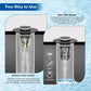 Hibbent Upgraded 3-in-1 Sink Drain Filter, Universal Pop-Up Stopper, Removable Stainless Steel Basket-Shaped Hair Catcher