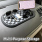 3-in-1 Rotatable Car Dashboard Checkered Anti-Slip Mat - Phone Holder for Car with Parking Number Display, Auto Accessories Interior, Universal Compatible Mounts & Holders