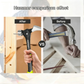 Adjustable Nail Puller Hammer, Magnetic Nail Starter, Anti-Slip Shock-Absorbing Handle, Claw Hammer for DIYers in Workshop, Construction & Remodeling