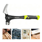 Adjustable Nail Puller Hammer, Magnetic Nail Starter, Anti-Slip Shock-Absorbing Handle, Claw Hammer for DIYers in Workshop, Construction & Remodeling