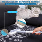 Upgraded Reusable Pet Hair Remover Brush – Extra-Long Handle Lint Cleaner for Dog & Cat Hair, Washable Multi-Surface Tool for Furniture, Bedding, Clothes & Car Interiors