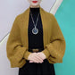 Fashion hollowed-out knitted shawl jacket