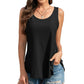 🔥Hot Sale 50% OFF💥Womens Tank Tops Sleeveless EyeletEmbroidery Scoop Neck Loose Fit Casual SummerFlowy