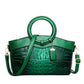 🔥2026 Hot Sale🔥Large Capacity Vintage Luxury Crocodile Leather Vintage Handbag