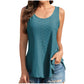 🔥Hot Sale 50% OFF💥Womens Tank Tops Sleeveless EyeletEmbroidery Scoop Neck Loose Fit Casual SummerFlowy
