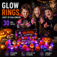 🔥🎃Spooky Season Hot Sale 50% OFF:£10.99‼️✨LED Light Halloween Glowing Ring 💍| Flashing Light‑Up Party Favor for Halloween Night👻