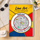 🎃Halloween Deal 50% OFF!🎨Little Doodles Creative Colouring Book – 32 Tear-Out Pages for Sketching, Tracing & Colouring