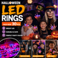 🔥🎃Spooky Season Hot Sale 50% OFF:£10.99‼️✨LED Light Halloween Glowing Ring 💍| Flashing Light‑Up Party Favor for Halloween Night👻