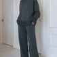 Women's Turtleneck Knit Loungewear Set