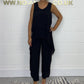 🔥Hot sale 49% OFF🔥Casual Sleeveless Loose Top and Pants Suit