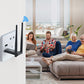 📶  USB WiFi Booster - Dual Antenna Technology for Enhanced Home/Office Network Coverage with Easy Setup 🏠🚀