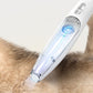 Pets Paw Trimmer with Powerful Suction Vacuum, Cordless Pet Grooming Kit with Hair Collection, LED Light, Low Noise, Small Dog Clippers for Face, Paws, Ears, Eyes, Feet