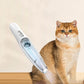 Pets Paw Trimmer with Powerful Suction Vacuum, Cordless Pet Grooming Kit with Hair Collection, LED Light, Low Noise, Small Dog Clippers for Face, Paws, Ears, Eyes, Feet