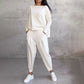 🌸New Arrival 50%OFF💖Round-Neck Long-Sleeved Top ＆ Pants 2-Piece Set