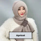 ❄️👩 Integrated Windproof Hat Scarf for Women - Warm Knitted Design, Ear Protection & Multiple Colors (Versatile for Winter Activities)!