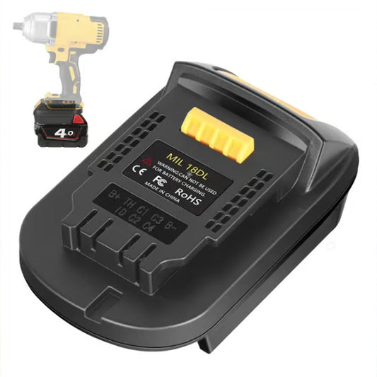 💥Flash Sale 50% OFF!!⚡50K+ SOLD! Almost Gone-🔥Lithium Battery Adapter for 18V Battery Tools - Compatible with Multiple Tool Brands, Longer Runtime & Lightweight 🛠️📦