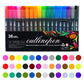 Outline Shimmer Markers, 36 & 48 Glitter Metallic Gel Pens for Coloring, Tween Teen Girl Christmas/Birthday Gifts Trendy Stuff,