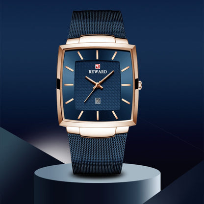 ✨Hot Sale 50% Off🔥Men’s Ultra-thin Square Mesh Belt Quartz Watch