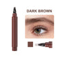 🔥✨Long-lasting waterproof four-head eyebrow and beard pencil
